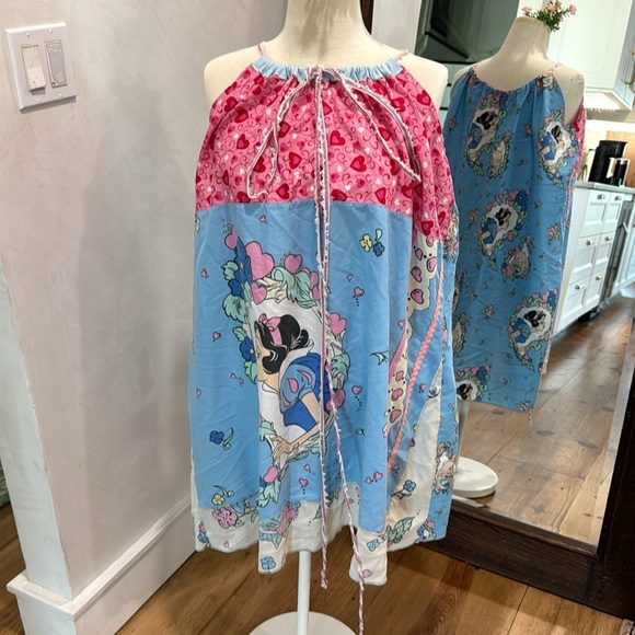 Snow White seven dwarfs pillowcase dress Custom one of a kind from Etsy Disney - Picture 4 of 10